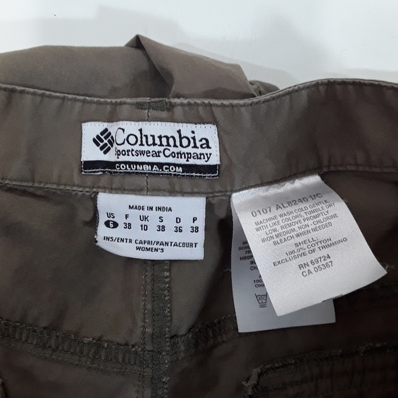 Columbia outdoor cargo Capri pants size 6 - Picture 2 of 4